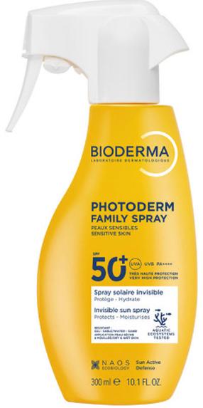 Спрей для ухода за загаром для тела/для лица Bioderma Photoderm SPF50+, 300 мл