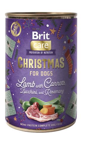 Šlapias šunų maistas Brit Christmas, ėriena/morkos, 0.4 kg