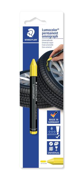 Kriidimarker, 113 mm, kollane v.