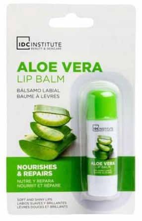 Lūpų balzamas IDC Institute Aloe Vera Soothing, 4.7 g, skaidri sp.