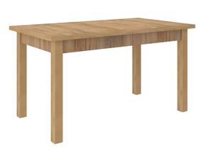 Pusdienu galds izvelkams ADRK Rodos 53, brūna krās./zelta krās., 140 - 180 cm x 80 cm x 76 cm