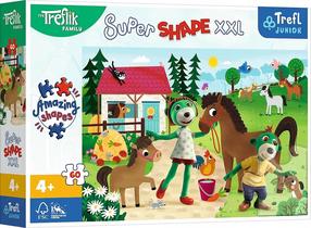 Pusle Trefl Super Shape XXL The Trefliks At The Racetrack 50031, 40 cm x 60 cm, 60 tk, mitmevärviline
