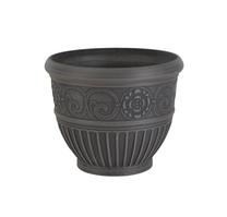 Gėlių vazonas Domoletti S-OB81C, spw, Ø 40.6 cm, pilka sp.