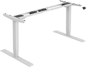 Stalo rėmas Ergodesk Basic II, 59 - 124 cm, balta sp.