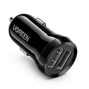 Автомобильное зарядное устройство Ugreen 2 non-slip tabs, 2 x USB, черный цв.