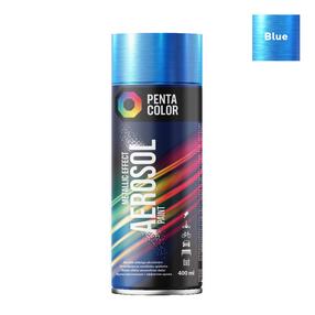 Aerozoliniai dažai Pentacolor Metallic effect, dekoratyviniai, mėlyna sp., 0.4 l
