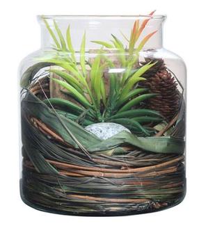 Dekoracija Kayoom Flora 810 KPDW7, 18 cm, ruda sp./žalia sp.
