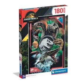 Dėlionė Clementoni Jurassic world 29098, 33.5 cm x 48.5 cm, 180 vnt., įvairių spalvų
