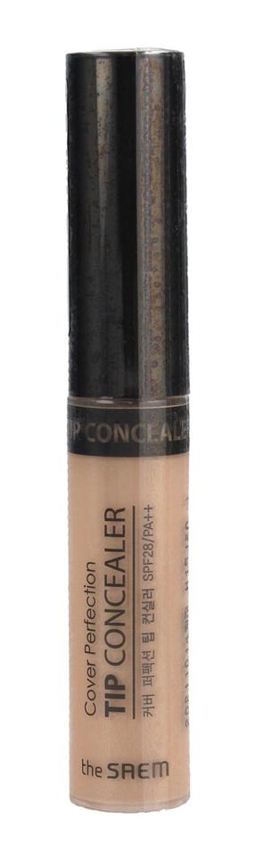 Maskuojanti priemonė The Saem Cover Perfection Tip Concealer, SPF 28, clear beige sp., 1, 6.5 g
