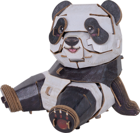 3D пазл MakeBug Panda MB-D-0041, 12 см x 10 см, белый цв./черный цв.