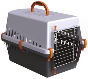 Gyvūnų transportavimo dėžė Georplast Trasportino Grey Assorted, 50 cm x 33 cm x 32 cm