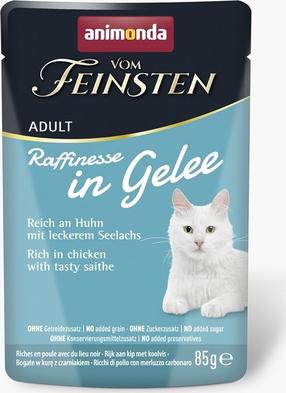 Kassi märgtoit Animonda Vom Feinsten Raffinesse In Jelly, kanaliha, 0.085 kg