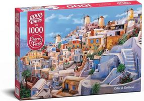 Puzle CherryPazzi Color Di Santorini 1000 el. 30035, 50 cm x 70 cm, 1000 gab., daudzkrāsaina