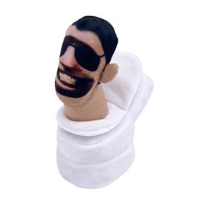Mīkstā rotaļlieta HappyJoe Skibidi su akiniais, daudzkrāsaina, 23 cm