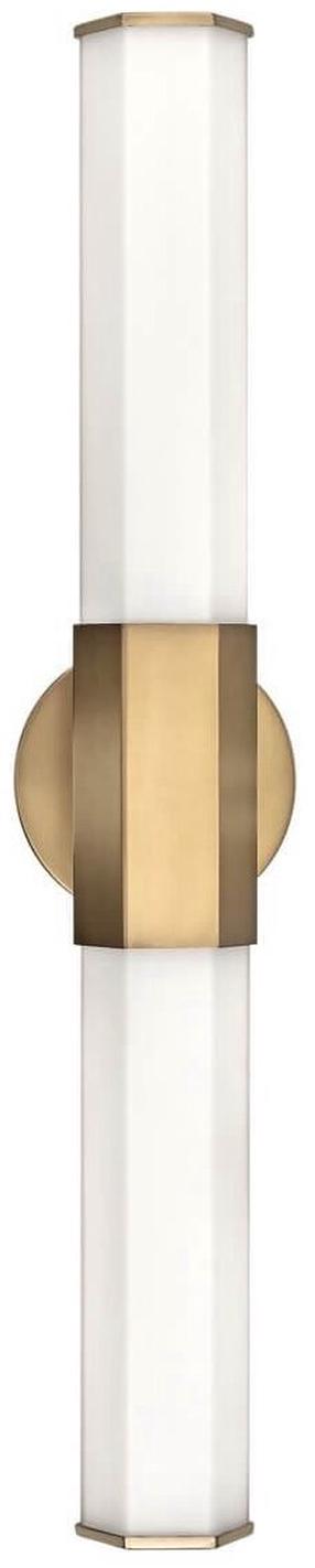 Šviestuvas sieninis Elstead Lighting Facet, LED, 3000 °K, 2 x 12 W, balta sp. / bronzos sp.