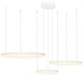 Šviestuvas kabinamas AZzardo Halo AZ4971, LED, 3000 - 6000 °K, 3 x 120 W, balta sp. / balta sp., 86 x 86 cm