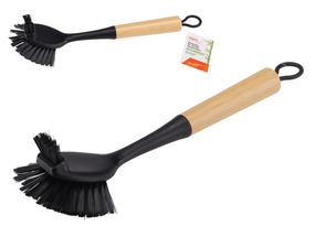 Indų plovimo šepetys Simple Solution 40268, 28 cm, ruda sp./juoda sp., plastikas/bambukas