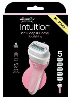 Raseerija Wilkinson Sword Intuition 2-in-1 Soap and Shave, 5 tk