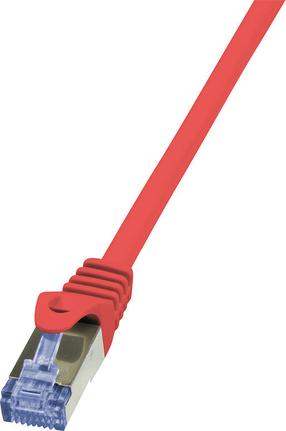 Laidas Logilink Patch CAT 6A 10G S/FTP PrimeLine RJ-45 8P8C, RJ-45 8P8C, 0.25 m, raudona sp.
