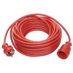 Pagarinātājs AS-Schwabe HO5VV-F, 3G1.5, 25 m, 1 ligzda, sarkana krās.