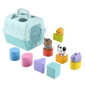 Сортировщик форм, животные Mattel Fisher Price Sort & Stow, многоцветный