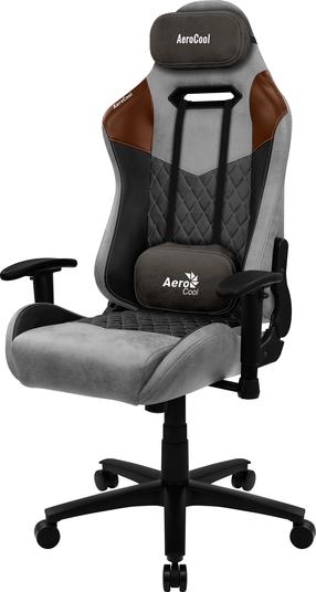 Игровой стул AeroCool Duke AC-280, 69 x 56 x 130 - 140 см, коричневый цв./черный цв./серый цв.