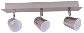 Светильник потолочный CristalRecord Ice 43-613-01-002, LED, 4000 °К, 3 x 5 Вт, никелевый цв. / никелевый цв.