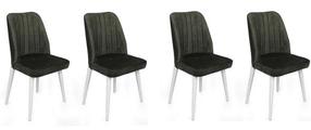 Toolide komplekt Kalune Design Alfa 492 V4 974NMB1568, matt, valge v./khaki v., 49 cm x 50 cm x 90 cm, 4 tk