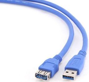 Vads Gembird USB to USB USB 3.0 A female, USB 3.0 A male, 3 m, zila krās.