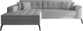 Kampinė sofa Solange Sawana 21, šviesiai pilka sp., kairinė, 196 x 292 cm x 80 cm