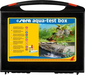 Ūdens tests Sera Aqua-Test, melna krās., KH/GH/NO2/NO3/NH4/NH3/PO4