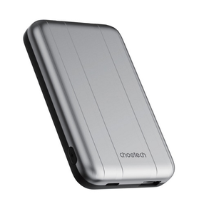 Akupank Choetech B655, 5000 mAh, 18.5 W, hõbe v.