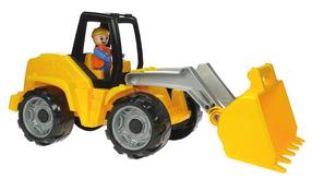 Mängutraktor Lena 4402, kollane v./hall v.
