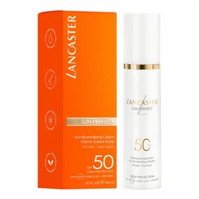 Päevituse hoolduskreem tooted näole Lancaster Sun Perfect Illuminating SPF50, 50 ml