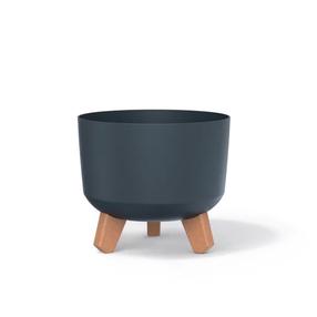 Gėlių vazonas Gracia Standard, plastikinis, 20 cm x 20 cm, Ø 20 cm, juoda sp.