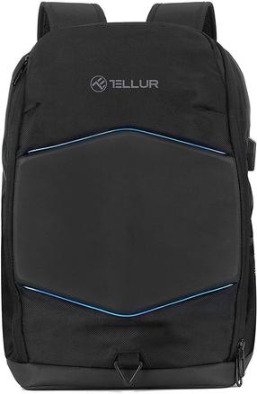 Kuprinė nešiojamam kompiuteriui Tellur Illuminated Strip, juoda, 15.6"