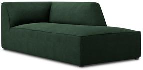 Sofa Micadoni Home Ruby Structured Fabric Chaise Longue, žalia sp., dešininė, 181 x 93 cm x 69 cm