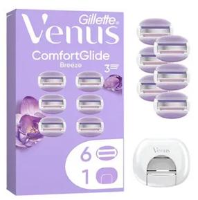 Keičiamos skustuvo galvutės Gillette Venus ComfortGlide Breeze, 7 vnt