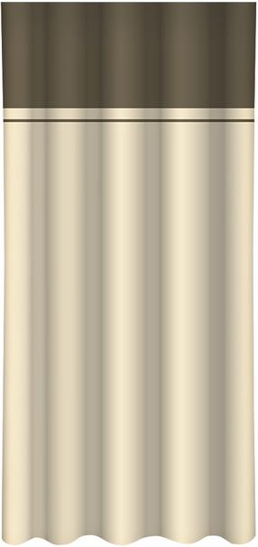 Naktinė užuolaida ZMH-141, alyvuogių žalia sp./kreminė sp., 160 cm x 250 cm