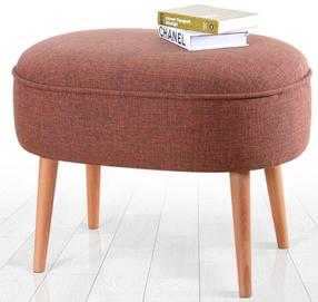 Пуф Hanah Home Timoon 209FLF1201, красный цв., 44 см x 63 см x 47 см