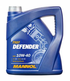 Motoreļļa Mannol Defender 10W - 40, daļēji sintētiska, 5 l