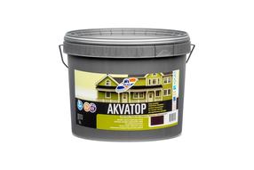 Краски для деревянных фасадов Rilak Akvatop, темно-коричневый цв., 9 л