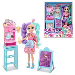 Lelle ar aksesuāriem Sweetyz Ice Cream Shop, 23 cm