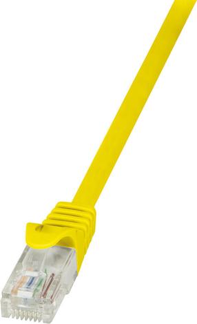 Провод Logilink Patch Cat.5e U/UTP RJ-45 8P8C, RJ-45 8P8C, 1.5 м, желтый цв.