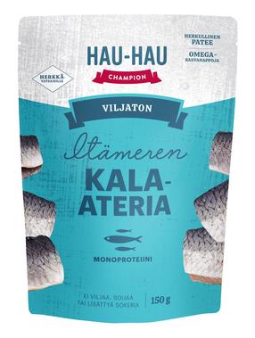 Šlapias šunų maistas Hau-Hau Champion Viljaton Fish Meal, žuvis, 0.15 kg