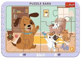 Pusle Trefl Baby Like Cats And Dogs, mitmevärviline, 15 tk