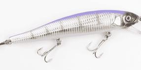 Vobler PRO Catch L0005, 12 cm, hõbe v./punane v./violetne v.