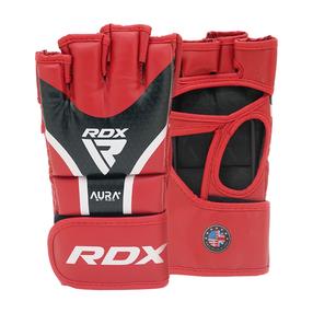 MMA pirštinės RDX Sports Aura Plus T-17, juoda sp./raudona sp., L