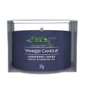 Žvakė, aromatinė Yankee Candle Mini Lakefront Lodge, 7 - 10 h, 37 g, mėlyna sp.