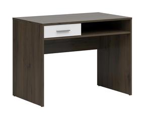 Rašomasis stalas Nepo Plus, rudas/baltas